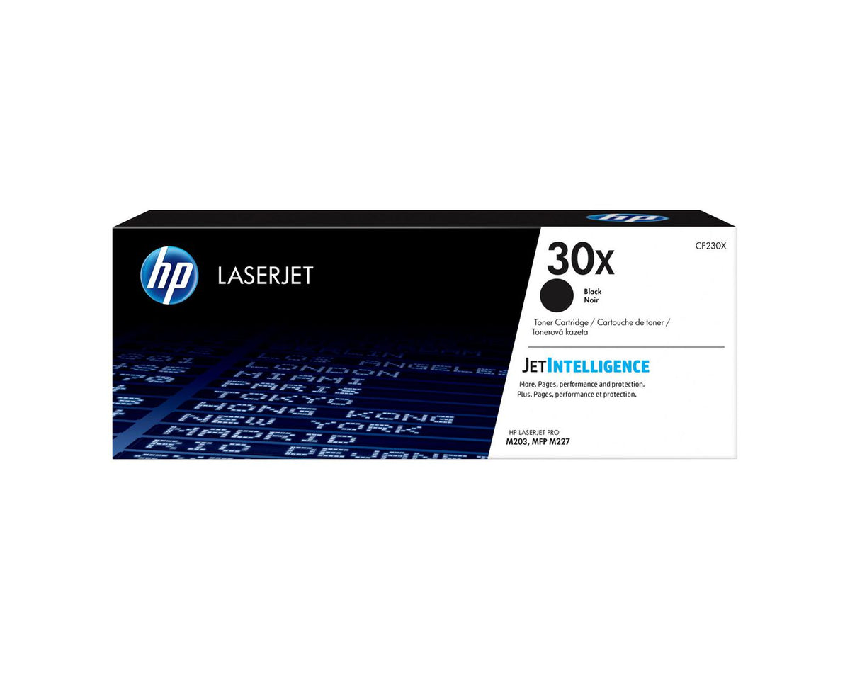 HP Toner Black 30X Pages 3.500 f/ LaserJet Pro M203dn/M203dw/M227fdn/M227fdw/M227sdn