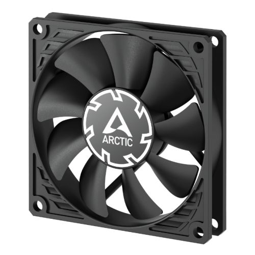 Arctic P8 Slim 8cm PWM PST Case Fan, Black, Fluid Dynamic, 300-3000 RPM, PWM Splitter