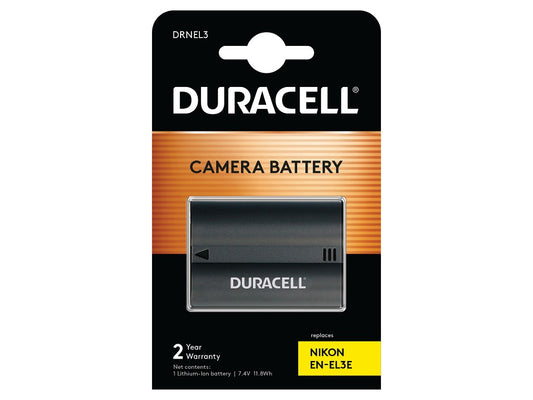 Duracell Camera Battery - replaces Nikon EN-EL3, EN-EL3a and EN