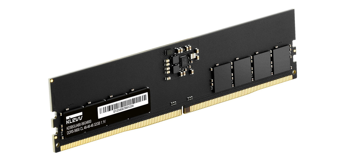 Klevv 32GB PC RAM MODULE DDR5 5600MT/s PC5-44800 UNBUFFERED NON-ECC 1.1V 2GX8 CL46