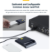 StarTech.com Secure 4-Port Dual-Monitor KVM Switch, HDMI or DisplayPort, 4K 60Hz, NIAP 4.0 Desktop KVM, Metal Housing, CAC Port, Made in the USA