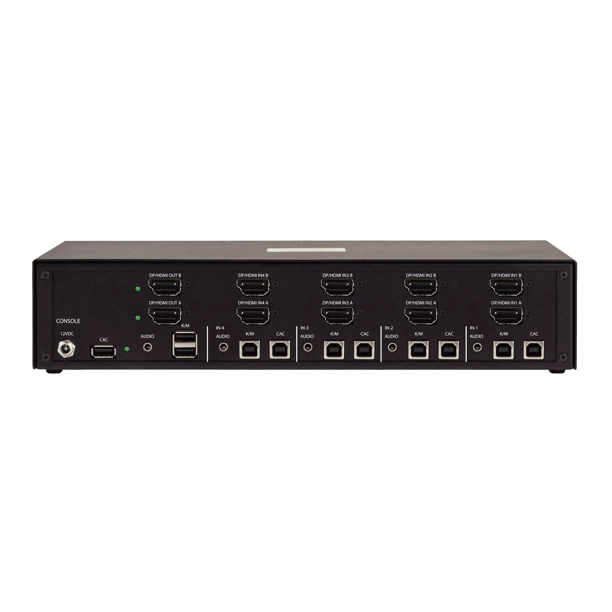 StarTech.com Secure 4-Port Dual-Monitor KVM Switch, HDMI or DisplayPort, 4K 60Hz, NIAP 4.0 Desktop KVM, Metal Housing, CAC Port, Made in the USA