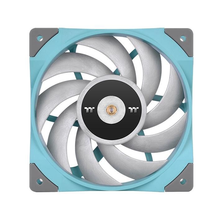 ThermalTake Toughfan 12 Turquoise High Static Pressure Radiator Fan Universal 12 Cm Blue 1 Pc(S)