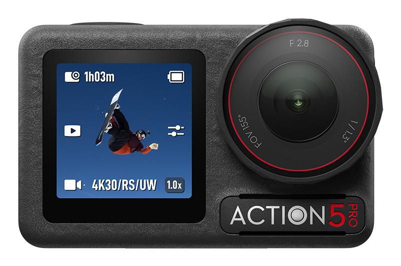 DJI Osmo Action 5 Pro action sports camera 40 MP 4K Ultra HD CMOS 25.4 / 1.3 mm (1 / 1.3") Wi-Fi 146 g