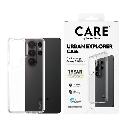 PanzerGlass CARE™ by ® Urban Explorer Case Transparent Samsung Galaxy S26 Ultra