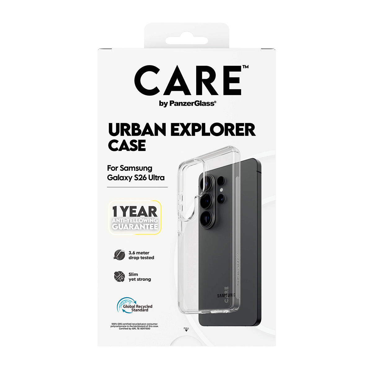 PanzerGlass CARE™ by ® Urban Explorer Case Transparent Samsung Galaxy S26 Ultra