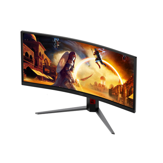 AOC G4 CU34G4ZCA computer monitor 86.4 cm (34") 3440 x 1440 pixels Wide Quad HD Black, Red