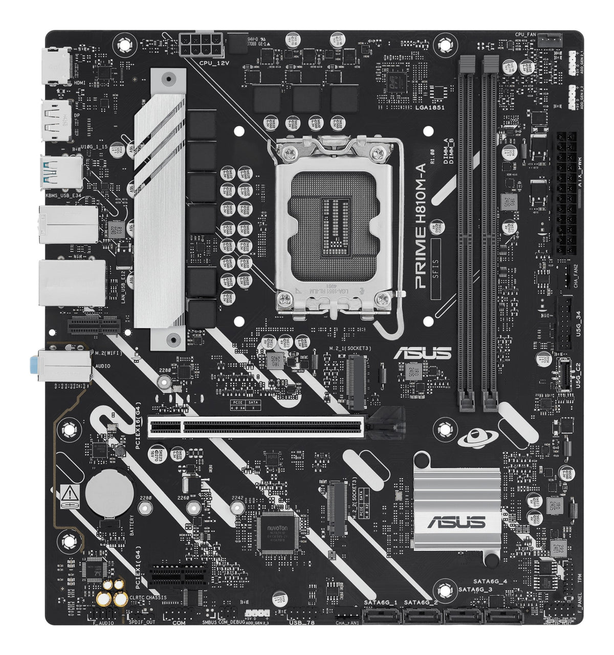 ASUS PRIME H810M-A-CSM Intel H810 LGA 1851 (Socket V1) micro ATX