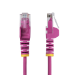 StarTech.com 7m Pink Slim CAT6 Ethernet Cable, Snagless, 100W PoE, UTP, LSZH, 28AWG Pure Bare Copper Wire, Slim RJ45 Network Patch Cord w/Strain Reliefs, Individually Tested