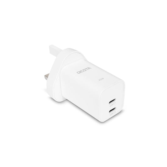 DICOTA D32183 mobile device charger Laptop, Smartphone, Tablet White AC Fast charging Indoor