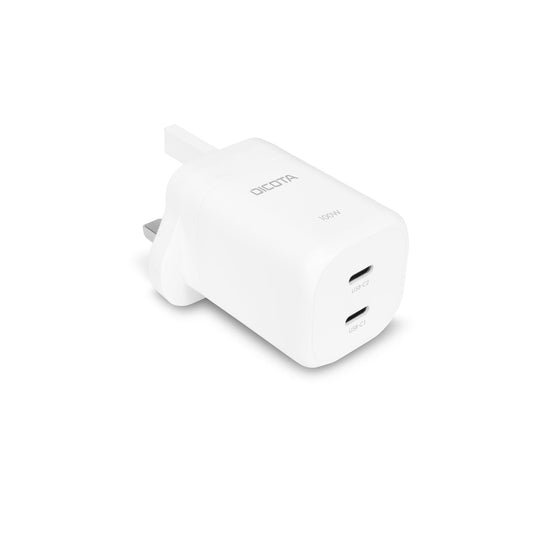 DICOTA D32187 mobile device charger Laptop, Smartphone, Tablet White AC Fast charging Indoor