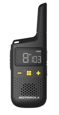 Motorola D3P01610BDLMAW two-way radio 16 channels 446.0-446.2 MHz Black