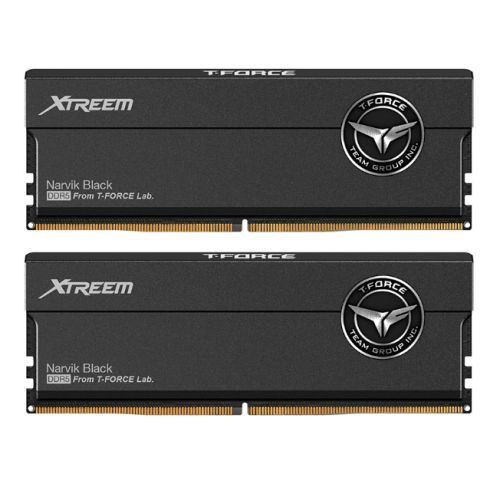 Team T-Force Xtreem 32GB Kit (2 x 16GB), DDR5, 7600MHz (PC5-60800), CL36, ECC, XMP 3.0, PMIC, DIMM Memory, Black