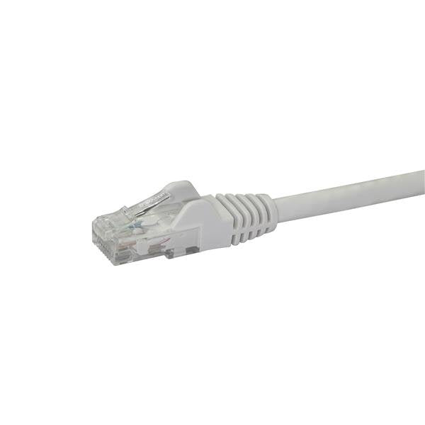 StarTech.com 7m CAT6 Ethernet Cable - White CAT 6 Gigabit Ethernet Wire -250MHz 100W PoE RJ45 UTP Network/Patch Cord Snagless w/Strain Relief Individually Tested