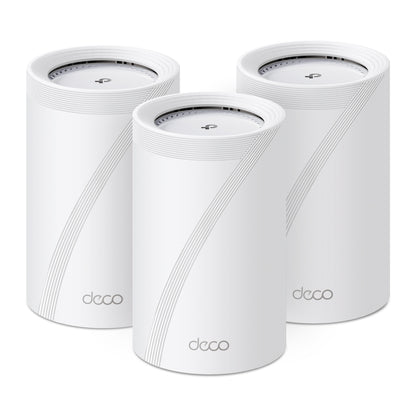 TP-Link Deco BE68 (3-pack) Tri-band (2.4 GHz / 5 GHz / 6 GHz) Wi-Fi 7 (802.11be) White Internal
