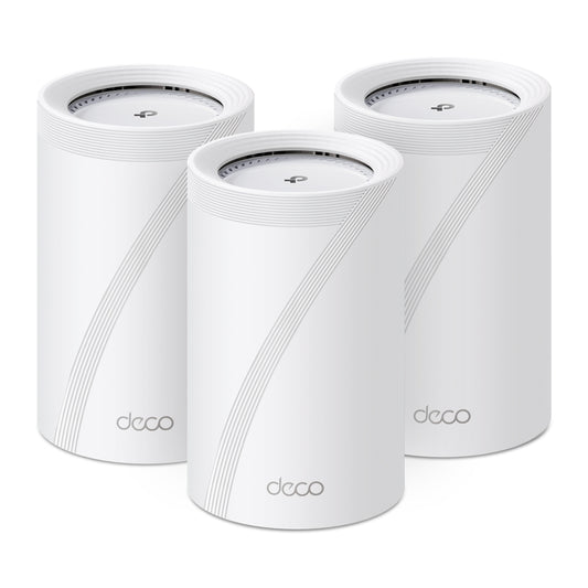 TP-Link Deco BE68 (3-pack) Tri-band (2.4 GHz / 5 GHz / 6 GHz) Wi-Fi 7 (802.11be) White Internal