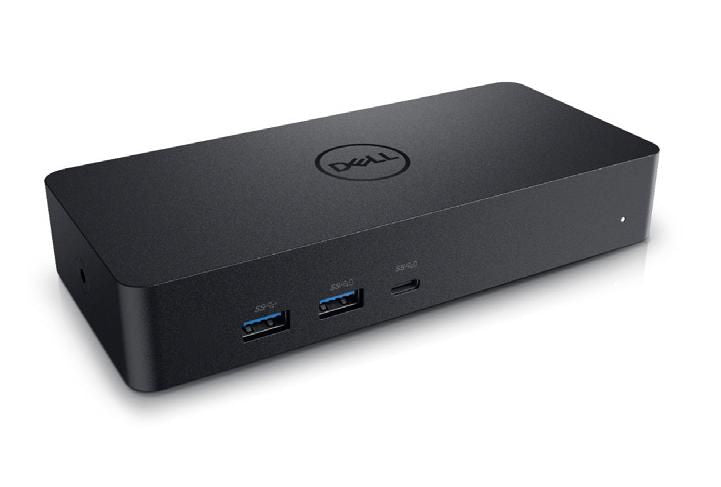 Dell Universal Docking Station D6000S, Wired, USB 3.2 Gen 1 (3.1 Gen 1) Type-A, USB Type-A, USB Type-C, 10,100,1000 Mbit/s, Black, 3840 x