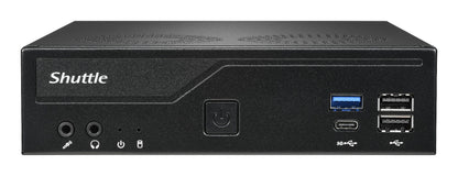 Shuttle XPС slim DH610V2 PC/workstation barebone 1.35L sized PC Black Intel H610 LGA 1700