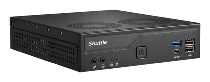 Shuttle XPС slim DH610V2 PC/workstation barebone 1.35L sized PC Black Intel H610 LGA 1700