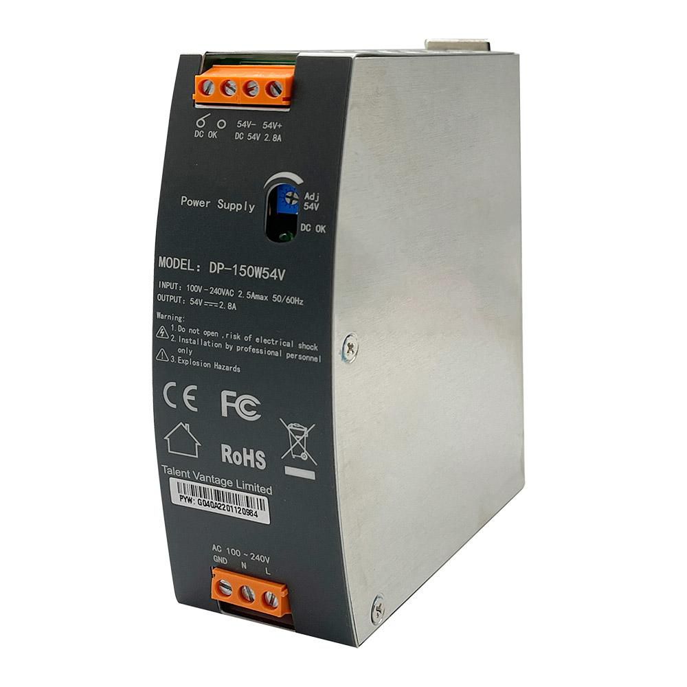 Edimax 150W/54V Industrial DIN-Rail Power Supply (Designed to power IGS-1105P and IGS-1210P)
