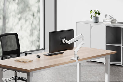 Neomounts DS70-250WH1 Monitor arm 17-35" - gas spring - Topfix - 180°-stop