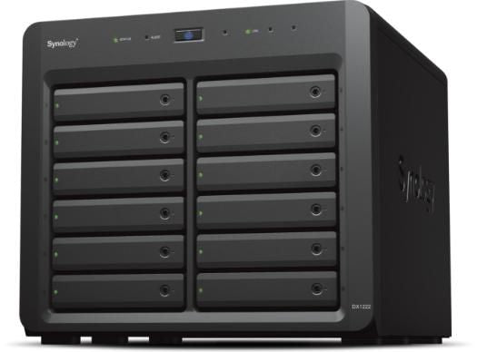 Synology DX1222 storage drive enclosure HDD/SSD enclosure Black 2.5/3.5" DX1222, HDD/SSD enclosure, 2.5/3.5", Serial ATA, Serial ATA II,