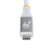 StarTech.com 3m (10ft) USB4 Cable, 20Gbps, USB-IF Certified USB-C Cable, 60W PD, 4K 120Hz DP 2.1, TPE Jacket, White USB-C Cord