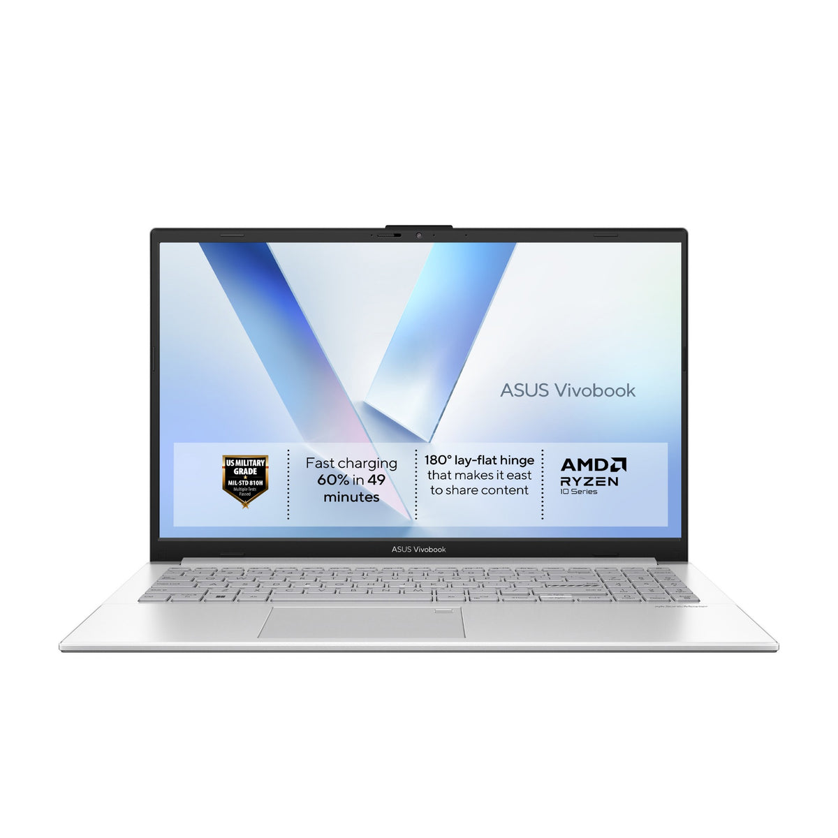 ASUS Vivobook Go 15 E1504FA-BQ5513W AMD Ryzen™ 5 40 Laptop 39.6 cm (15.6") Full HD 8 GB LPDDR5-SDRAM 256 GB SSD Wi-Fi 6E (802.11ax) Windows 11 Home Silver