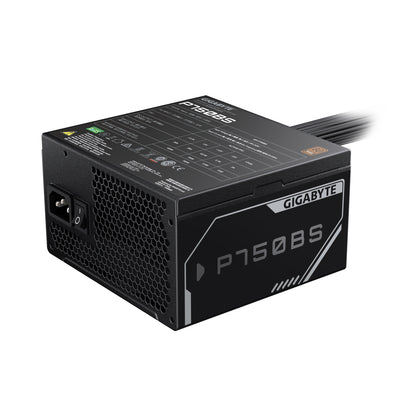 GIGABYTE P750BS Power Supply - PCI-E 6+2 Pin x 4, 80 PLUS Bronze, 120mm Fan, ATX compatible, EU Plug