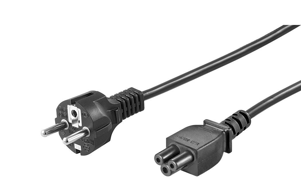 Microconnect PE010818S power cable Black 1.8 m Power plug type E+F C5 coupler