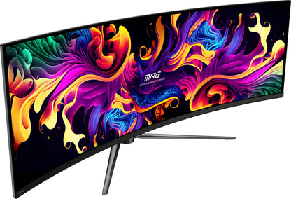 MSI MPG 491CQP QD-OLED computer monitor 124.5 cm (49") 5120 x 1440 pixels Dual WQHD Black