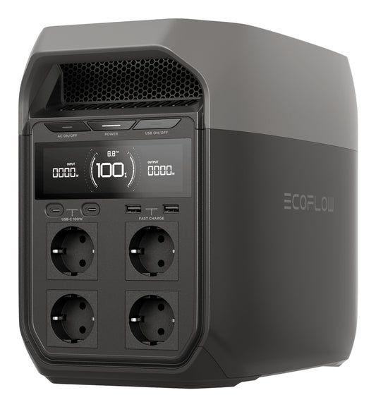 EcoFlow DELTA 3 portable power station Lithium Iron Phosphate (LiFePO4) 1800 W 12.5 kg