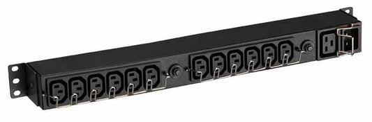 Eaton EFLX12I power distribution unit (PDU) 1U Black 13 AC outlet(s) EFLX12I, Basic, 1U, Single-phase, Rackmount, Horizontal/Vertical,