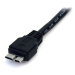 StarTech.com 0.5m (1.5ft) Black SuperSpeed USB 3.0 (5Gbps) Cable A to Micro B - M/M