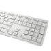 DELL Pro Keyboard and Mouse - KM5221W - UK (QWERTY) - White