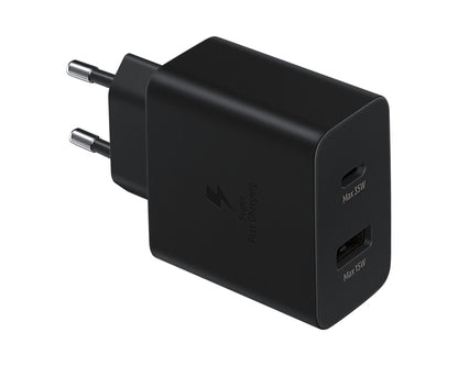 Samsung EP-TA220NBEGEU mobile device charger Headphones, Headset, Laptop, Smartphone, Smartwatch, Tablet Black AC Indoor