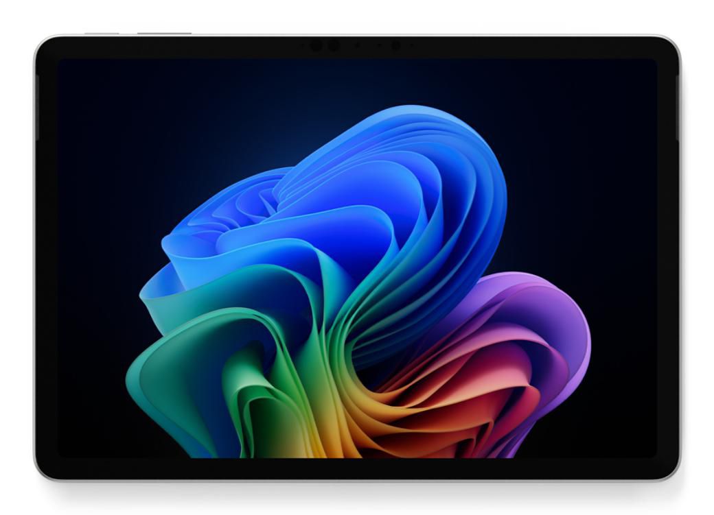 Microsoft Surface Pro 12 Qualcomm Snapdragon 512 Gb 30.5 Cm (12") 16 Gb Wi-Fi 7 (802.11Be) Windows 11 Pro Platinum