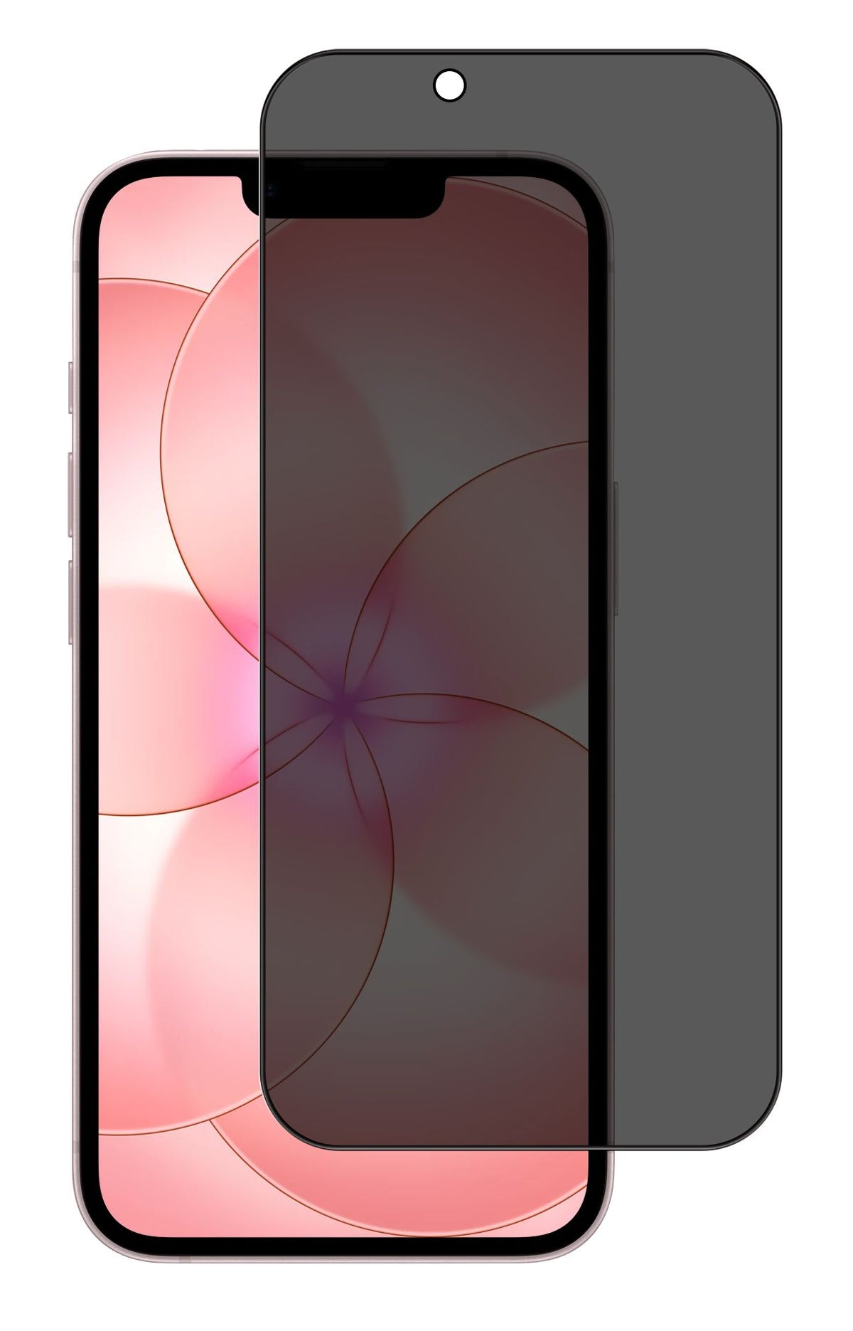 eSTUFF iPhone 17e/16e/14/13 Pro/13 Privacy Screen Protector. Tempered Glass. Titan Shield