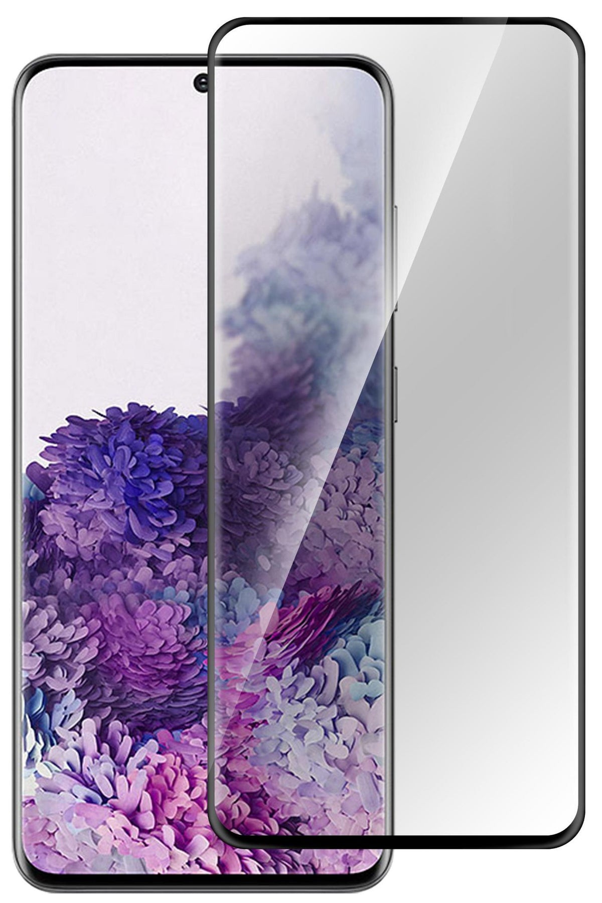 eSTUFF Samsung Galaxy S20/5G Screen Protector. Curved Edge Tempered Glass. Titan Shield
