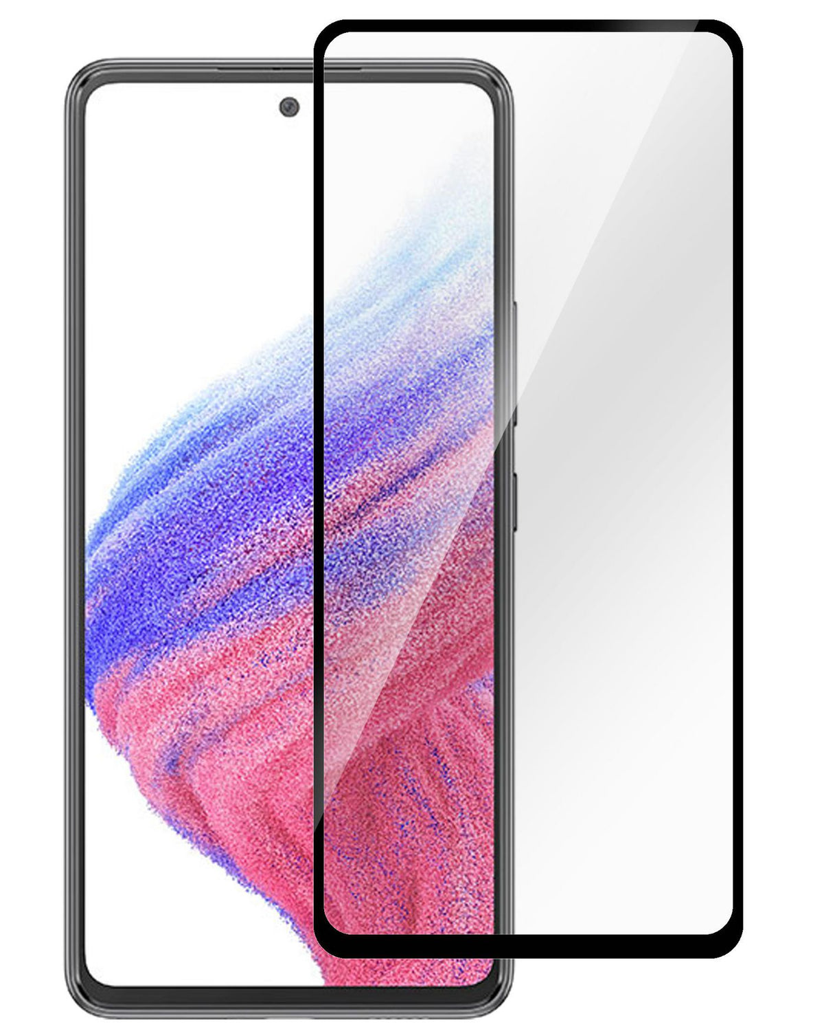 eSTUFF Samsung Galaxy A53 5G/A52 5G/A52s 5G Screen Protector. Full Cover Tempered Glass. Titan Shield