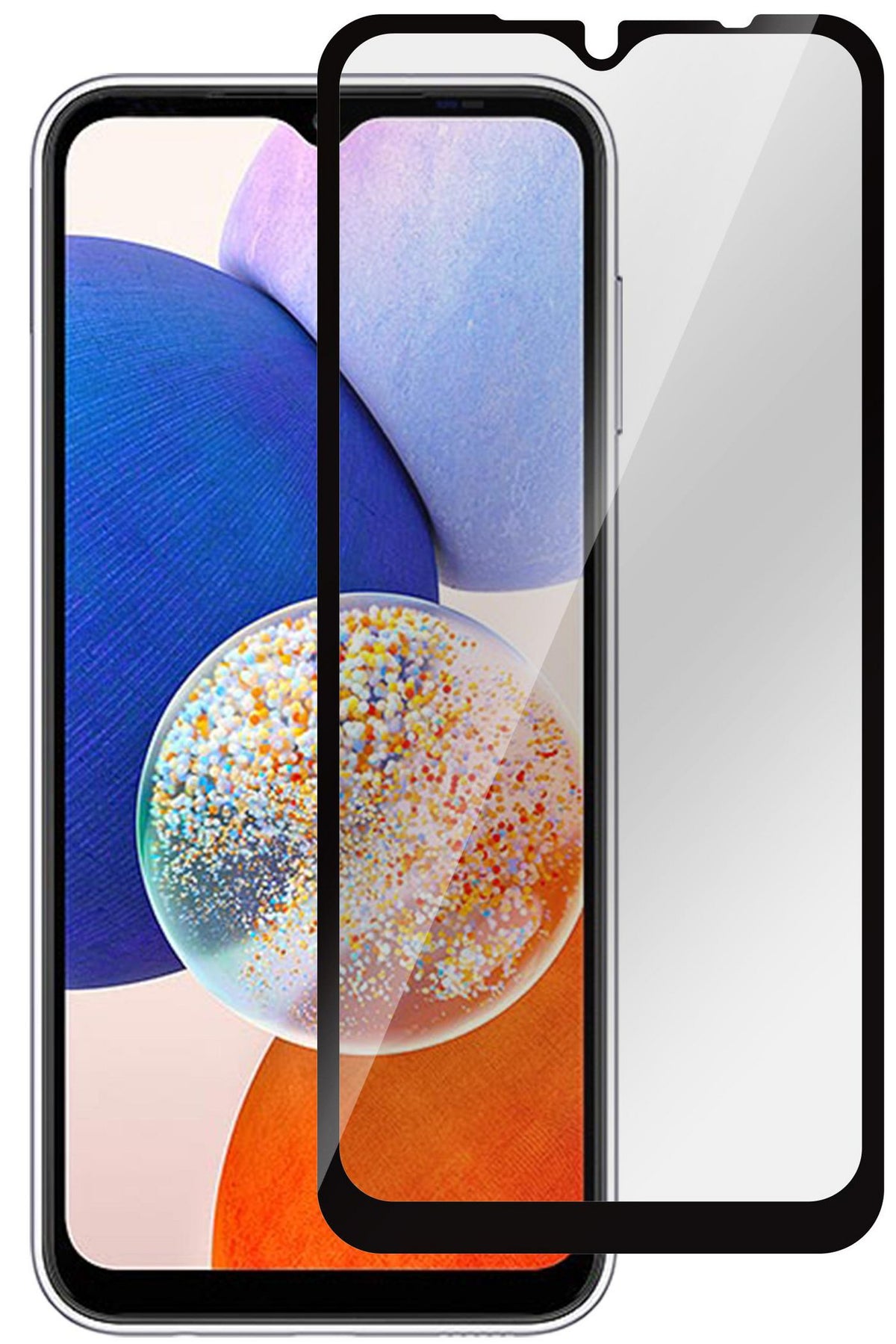 eSTUFF Samsung Galaxy A14 4G/A14 5G Screen Protector. Full Cover Tempered Glass. Titan Shield
