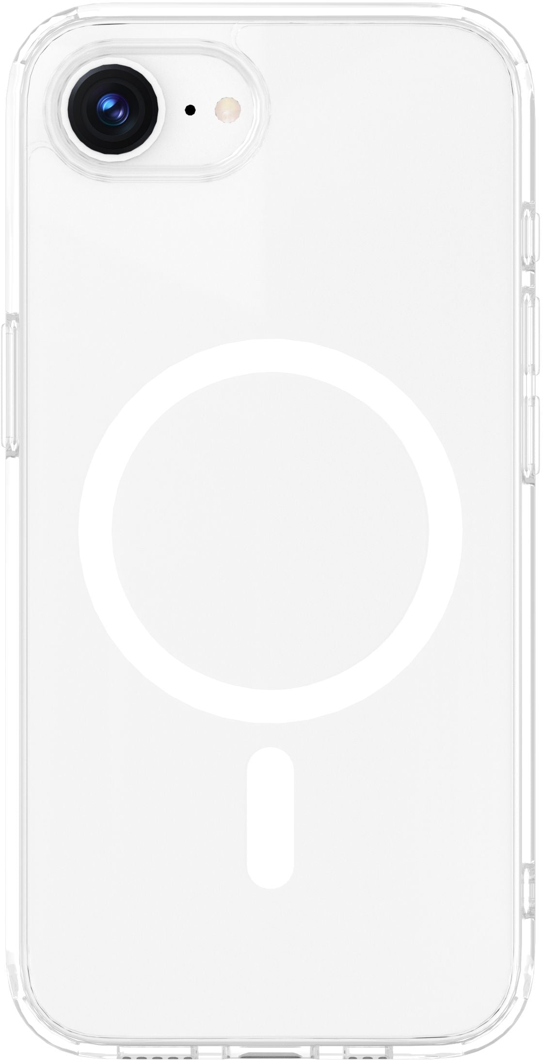 eSTUFF INFINITE (GRS) OSLO iPhone 17e/16e Clear Magnetic Cover. Material: 65% (GRS) recycled PC and 21% (GRS) recycled TPU