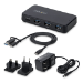 StarTech.com 4-Port USB-C and USB-A Hub, 5Gbps, Self-Powered, 2-in-1 USB-C and USB-A Host Cable, 1x USB-C and 3x USB-A (1x BC 1.2), 36W Power Adapter Included