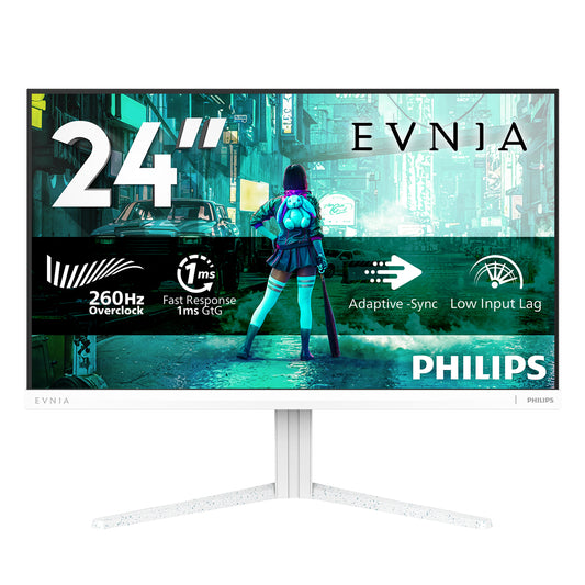 Philips Evnia 3000 24M2N3201P/00 computer monitor 60.5 cm (23.8") 1920 x 1080 pixels Full HD LCD White