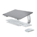 StarTech.com Laptop Stand for Desk, Supports 5kg/11lb, Aluminum, Silver, Ergonomic Laptop Riser, Portable Laptop Holder, Computer Stand for Macbook Air/Pro, Dell XPS, Lenovo