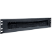 Intellinet 19" Cable Entry Panel, 2U, with Brush Insert, Black