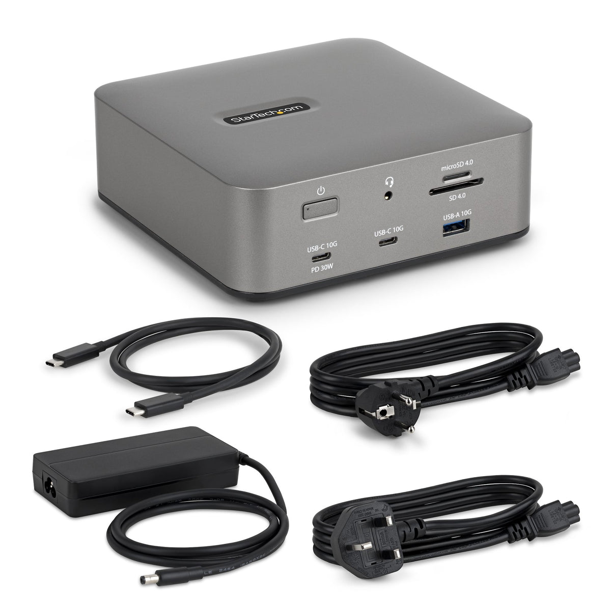 StarTech.com Thunderbolt 5 Universal Docking Station, Multi-Display Hub, 8K 60Hz or 4K 144Hz, 120Gbps Bandwidth Boost, 140W PD, 30W Phone Charging, USB 10Gbps, 2.5G LAN