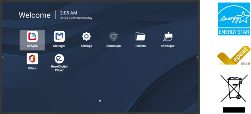 Viewsonic 86" 4K Professional Commercial Display with ProAV Integration