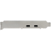 StarTech.com 2-Port USB 3.2 Gen 2 PCIe Card, USB-C 10Gbps SuperSpeed PCI Express 3.0 x4 Controller Card, USB Type-C Adapter Card, Data Only, Windows/macOS/Linux, TAA