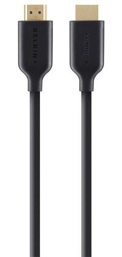 Belkin CABLE HDMI M/M 2M HIGH SPEED HDMI - HDMI, 2m, 2 m, HDMI Type A (Standard), HDMI Type A (Standard), 3D, 10.2 Gbit/s, Black